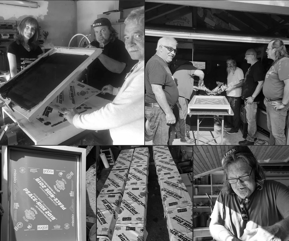 08.06.2019 | Produktion der PEACE-RIDE® Freundschaftstücher