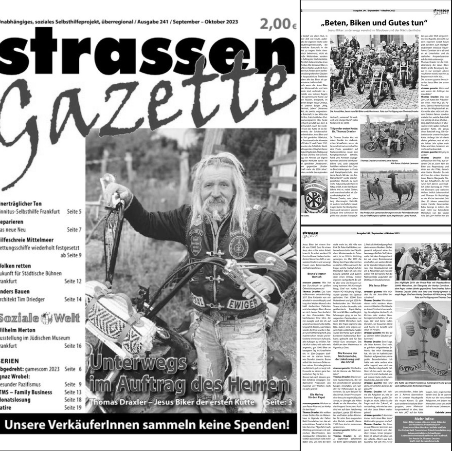 20.09.2023 | JESUS BIKER® in den Streetnews