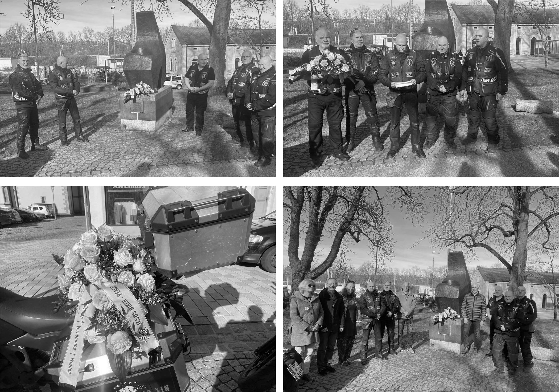 03.03.2024 | JESUS BIKER® Kranzniederlegung in Haßfurt