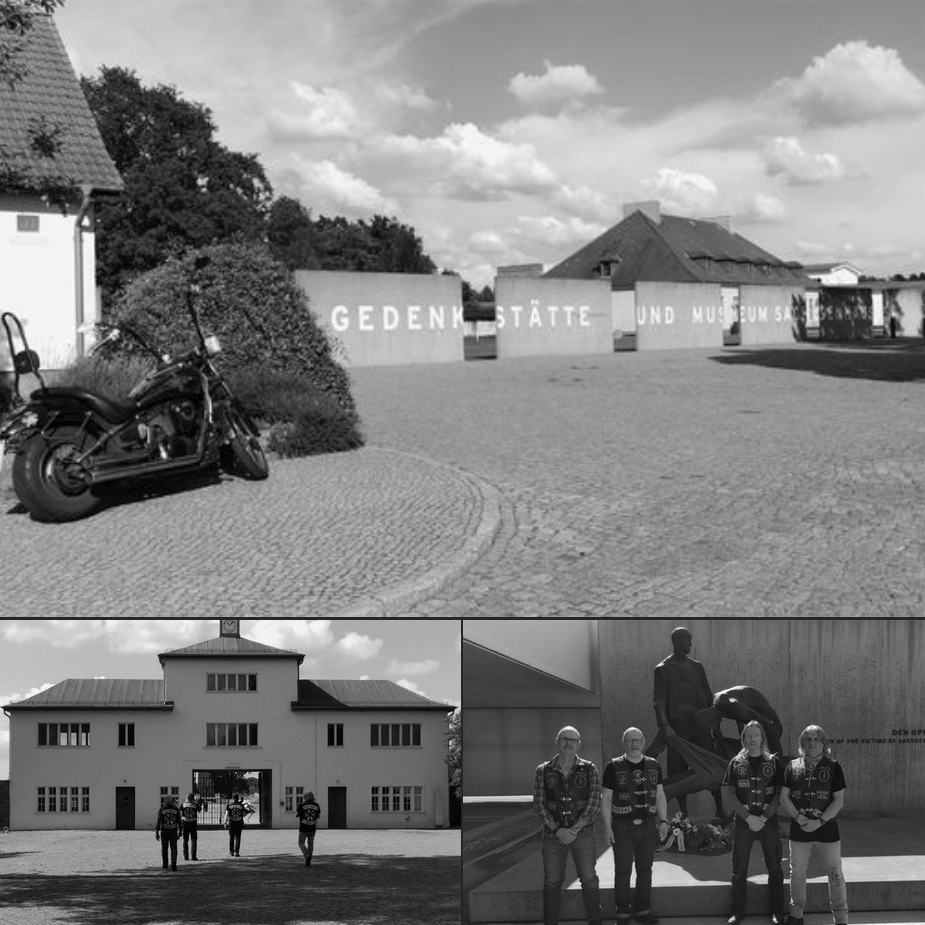 25.05.2024 | JESUS BIKER® legen Kranz im KZ Sachsenhausen nieder