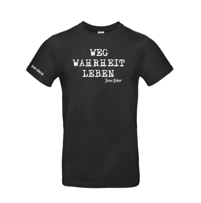 Herren T-Shirt: JESUS BIKER® "Weg, Wahrheit, Leben"