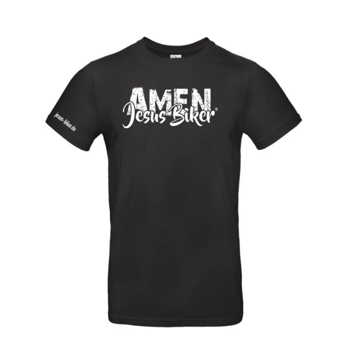Herren T-Shirt: JESUS BIKER® "Amen"