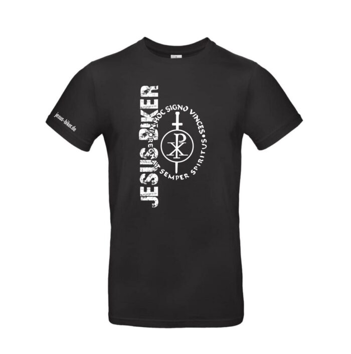 Herren T-Shirt: JESUS BIKER® "Unter diesem Zeichen wirst Du siegen"