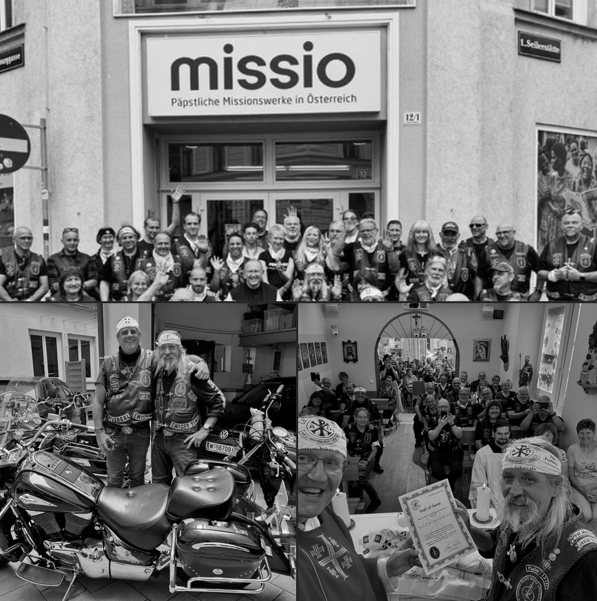 JESUS BIKER® besuchen missio Austria