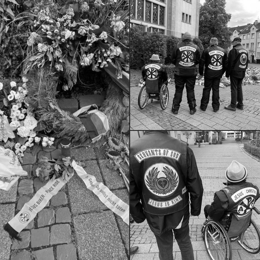 Kranzniederlegung der JESUS BIKER®