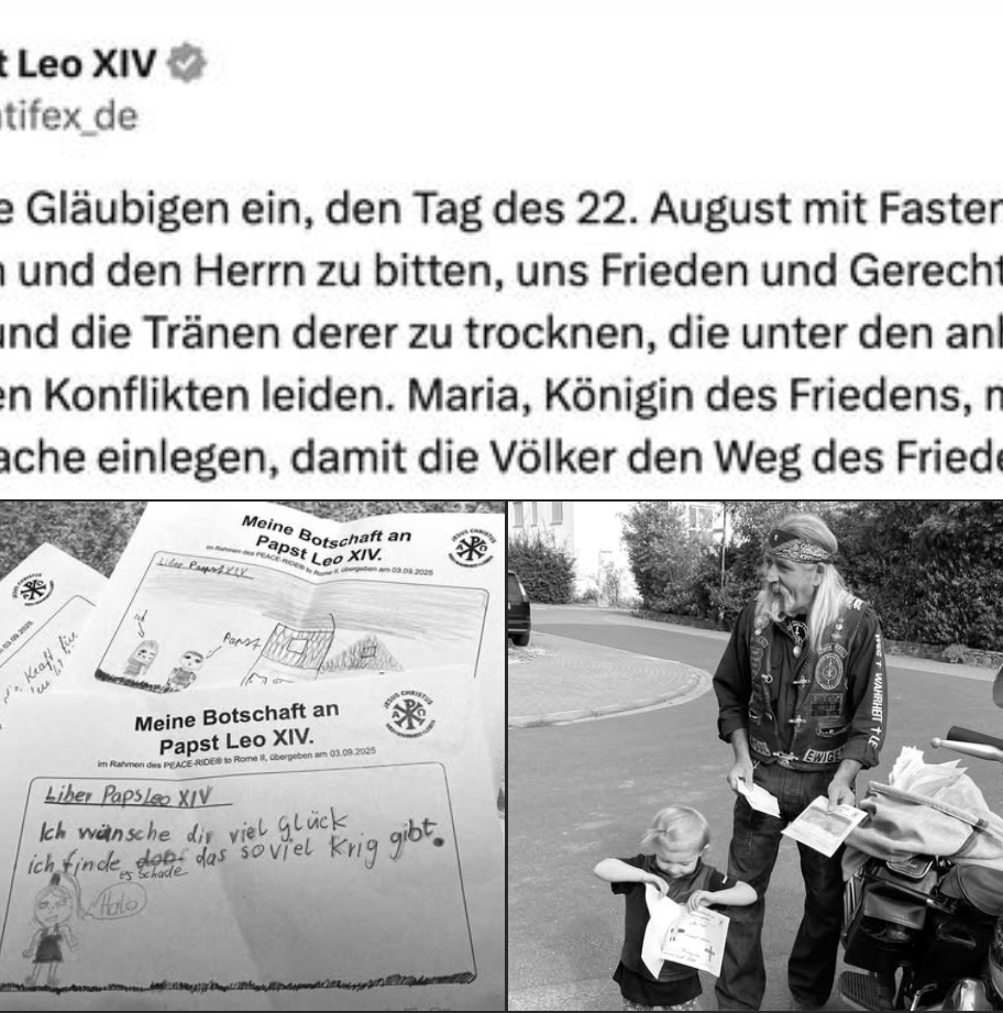 Noch 7 Tage bis zum Peace-Ride (R) Rom II: