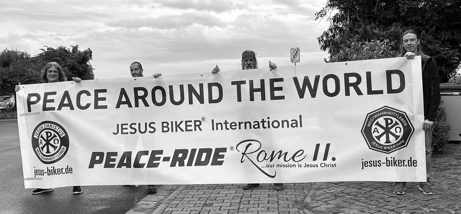 Noch 2 Tage zum Peace-Ride (R) Rom!